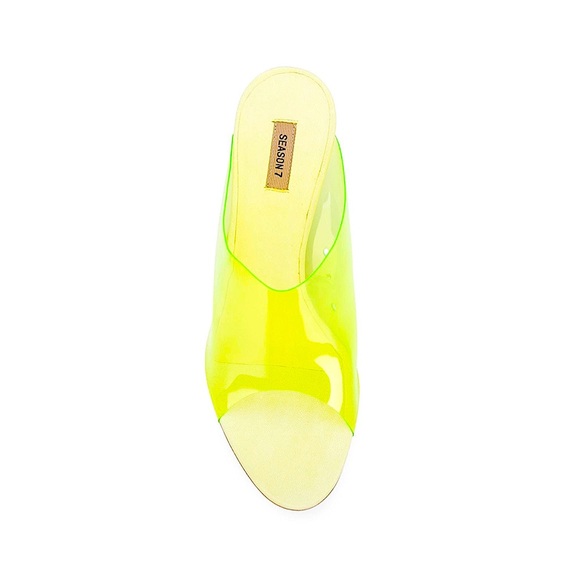 🔥NEW YEEZY SEASON 7 Neon Yellow PVC Mule SIZE 40 - Picture 7 of 16